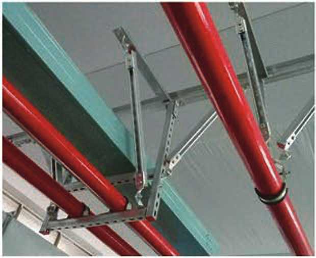 MEP seismic bracing installation