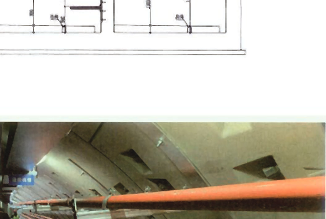 Utility corridor built with Qinyu support systems